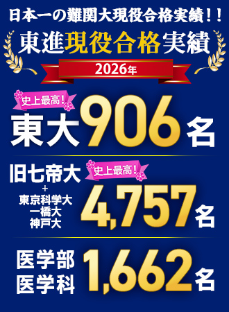 2026年東進合格実績